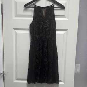 Elegant Black Lace Dress